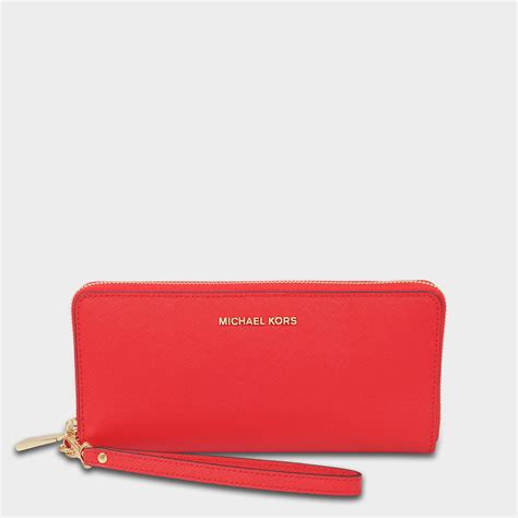 red michael kors iphone wallet|Michael Kors bright red wallet.